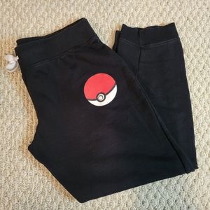 Pokemon (Pokeball) DOE Juniors' XL Women Capri Cropped Lounge Joggers
